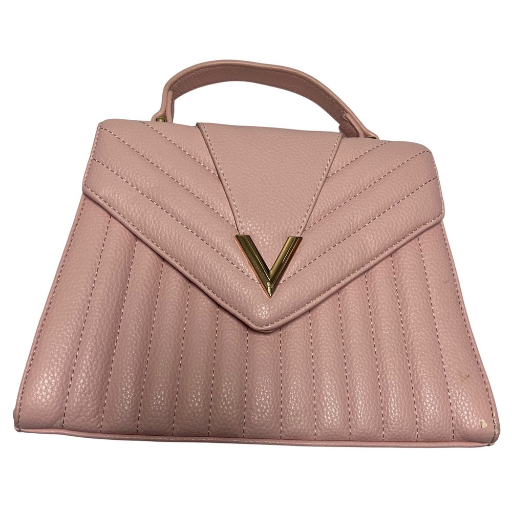 Crossi Vegan Leather Quilted Satchel‎ Crossbody Bag